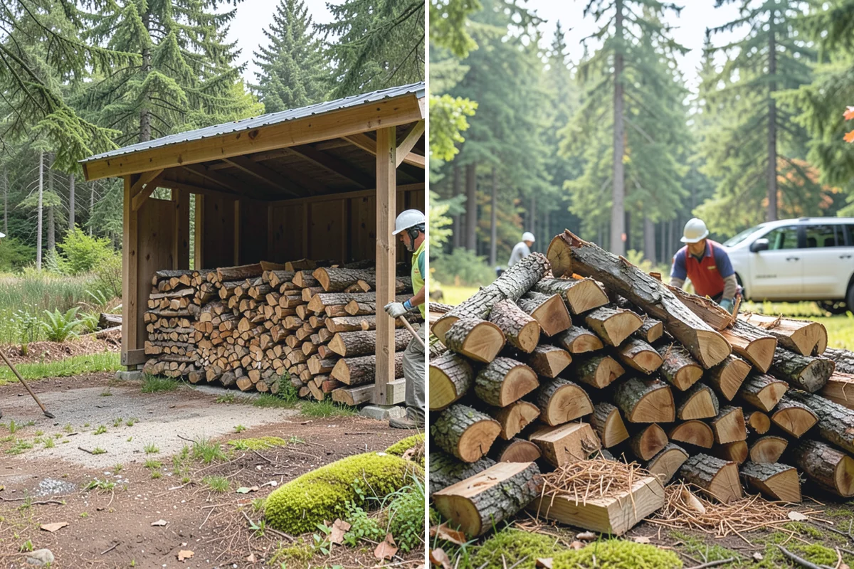 Backyard Delivery in Wilkeson, Pierce County, WA - Show us the gate or path to the backyard