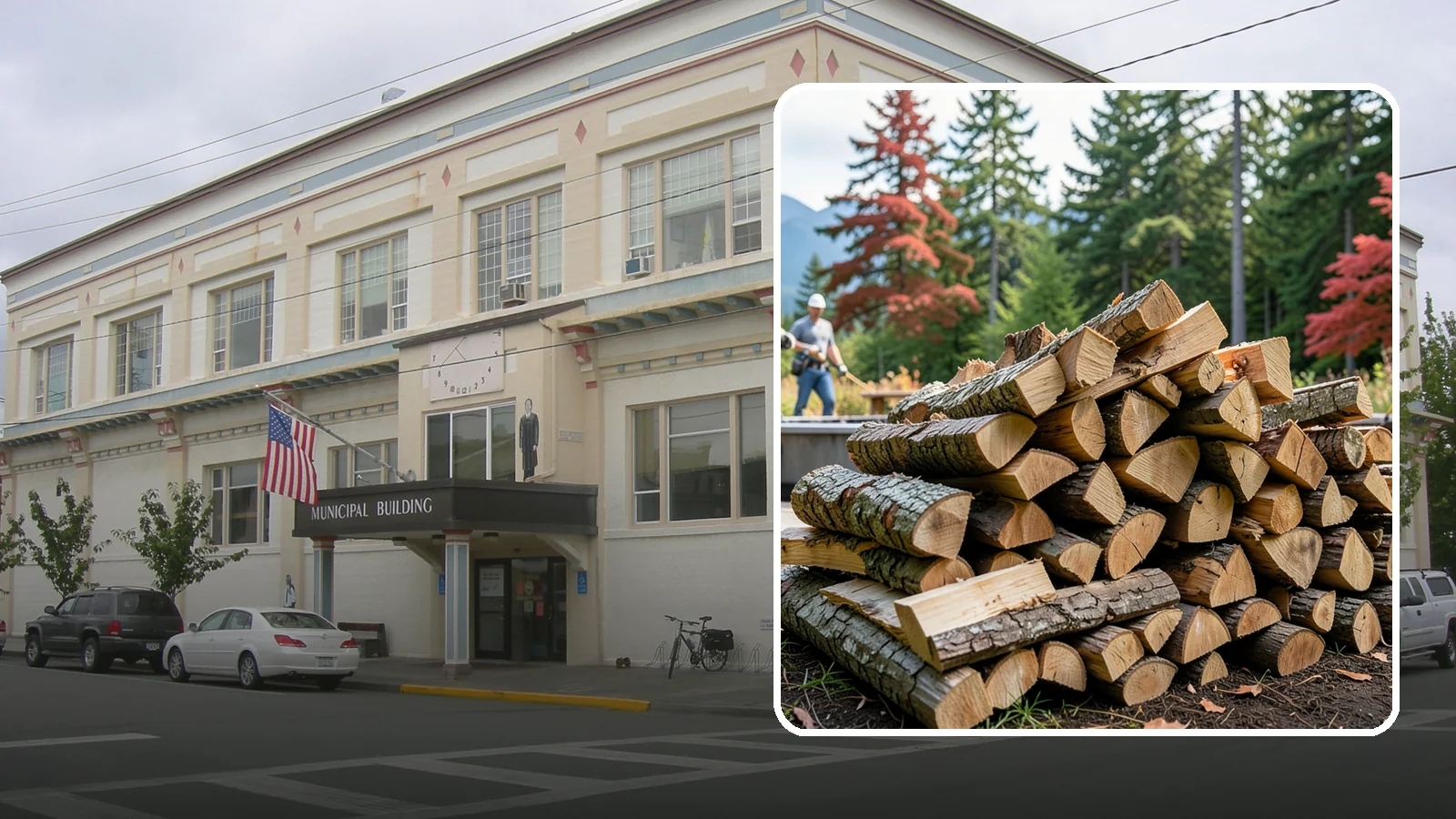 Backyard Fire Pit Wood in Anacortes, Skagit County, WA - Clean-burning firewood sized specifically for backyard fire pits and patios.