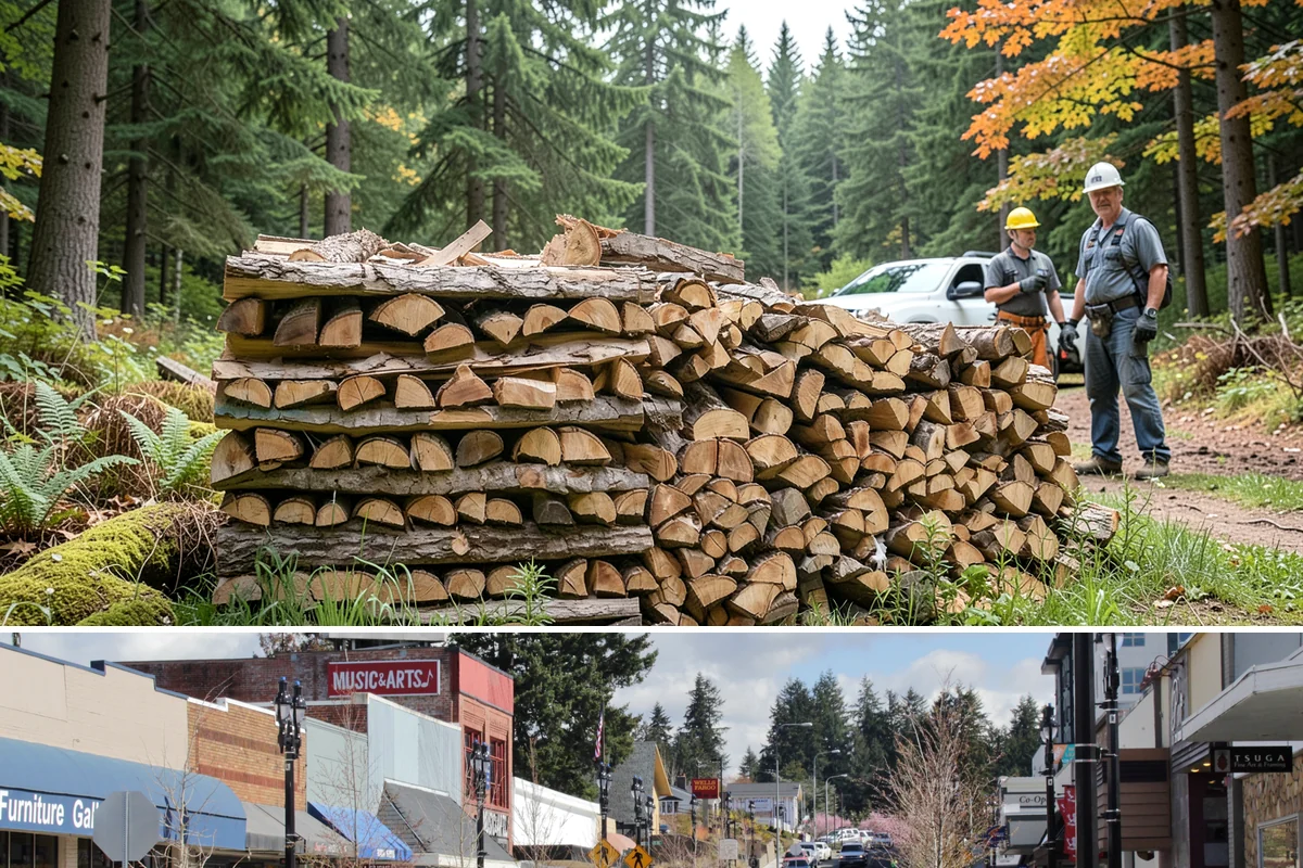Backyard Fire Pit Wood in Bothell, King County, WA - Backyard fires run year-round here, but demand rises in summer, so restock before warm-weather gatherings.