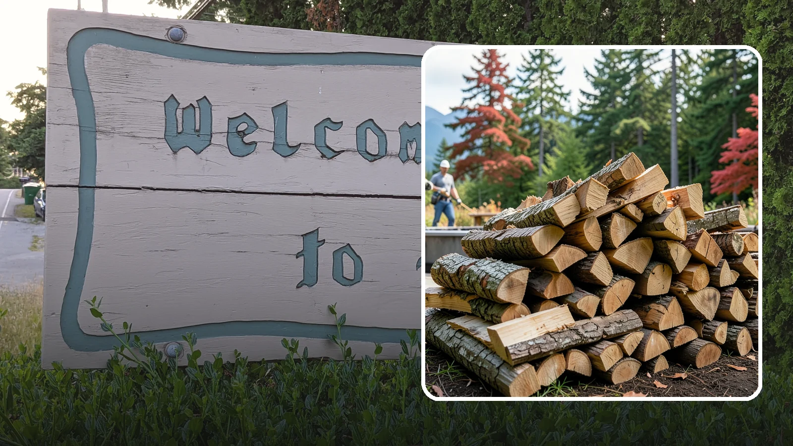 Backyard Fire Pit Wood in Brier, Snohomish County, WA - Clean-burning firewood sized specifically for backyard fire pits and patios.