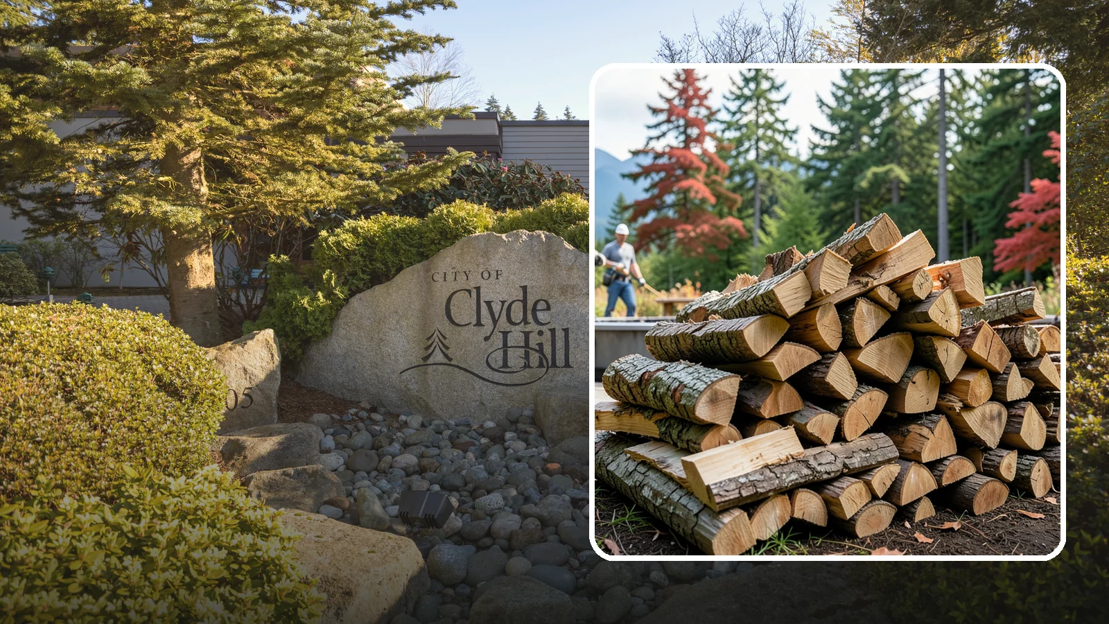 Backyard Fire Pit Wood in Clyde Hill, King County, WA - Clean-burning firewood sized specifically for backyard fire pits and patios.