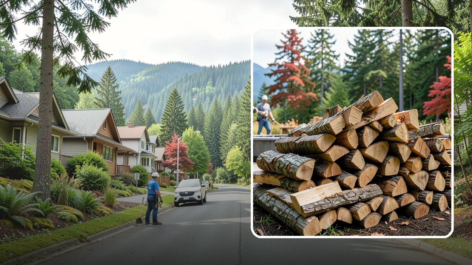 Backyard Fire Pit Wood in Darrington, WA - Clean-burning firewood sized specifically for backyard fire pits and patios.