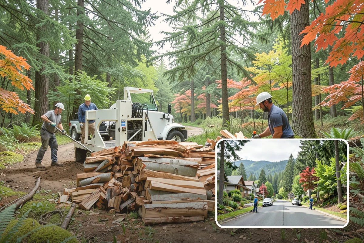 Backyard Fire Pit Wood in Darrington, WA - Sized to fit common backyard fire pits