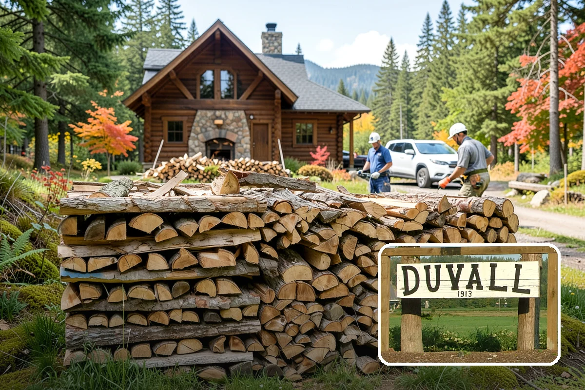 Backyard Fire Pit Wood in Duvall, King County, WA - Sized to fit common backyard fire pits