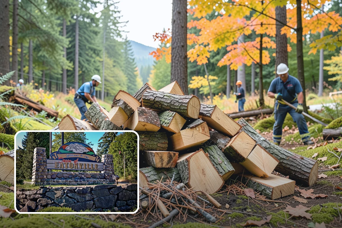 Backyard Fire Pit Wood in Eatonville, Pierce County, WA - Sized to fit common backyard fire pits