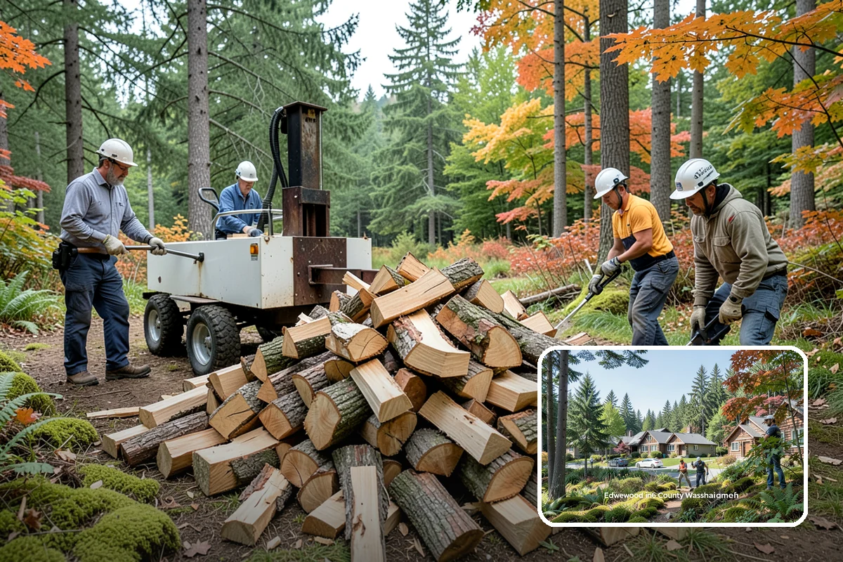 Backyard Fire Pit Wood in Edgewood, WA - Sized to fit common backyard fire pits