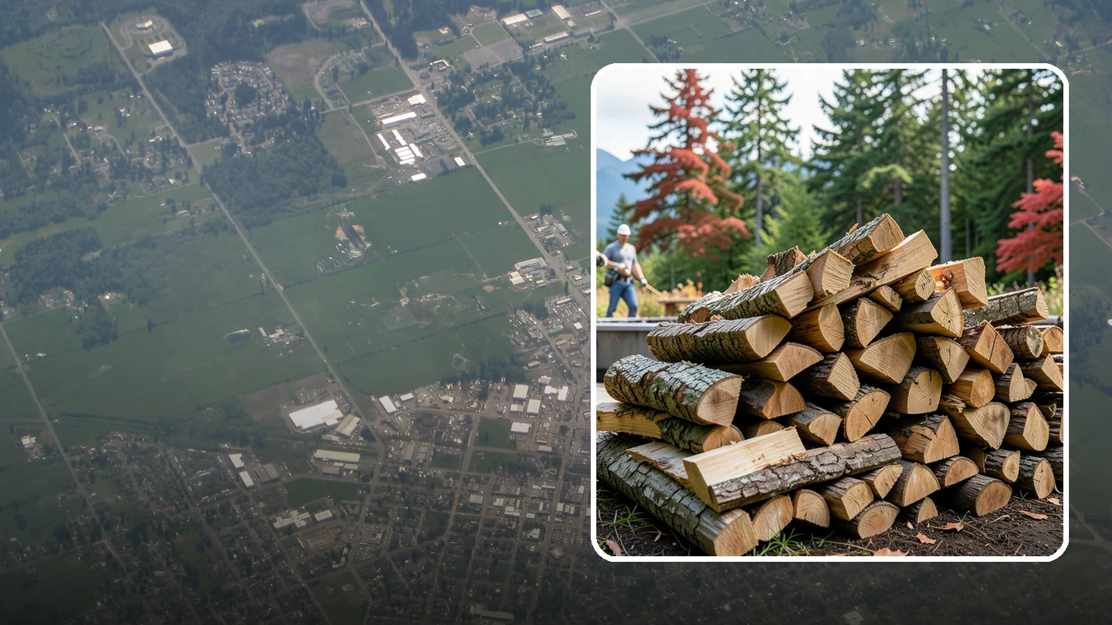 Backyard Fire Pit Wood in Enumclaw, King County, WA - Clean-burning firewood sized specifically for backyard fire pits and patios.