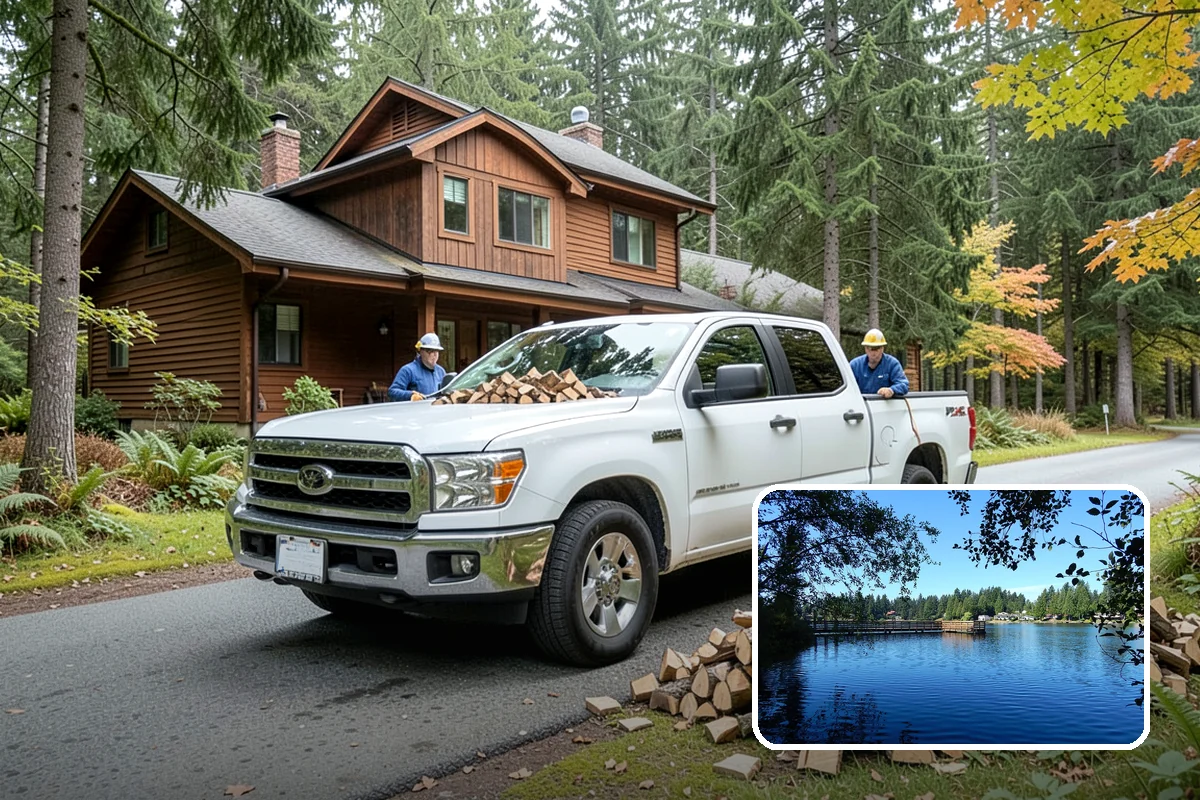 Backyard Fire Pit Wood in Federal Way, King County, WA - Sized to fit common backyard fire pits
