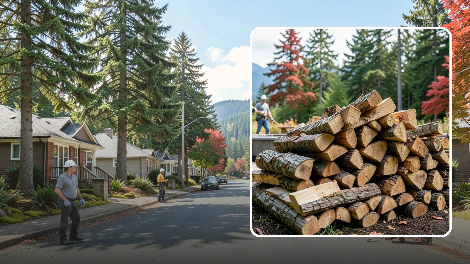 Backyard Fire Pit Wood in Hunts Point, King County, WA - Clean-burning firewood sized specifically for backyard fire pits and patios.