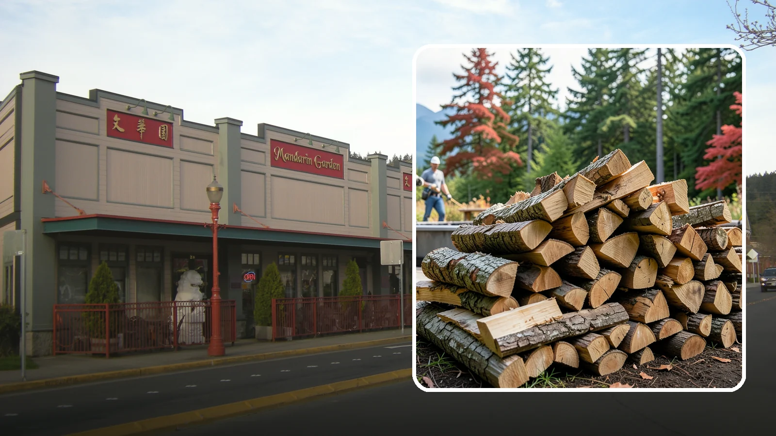 Backyard Fire Pit Wood in Issaquah, King County, WA - Clean-burning firewood sized specifically for backyard fire pits and patios.
