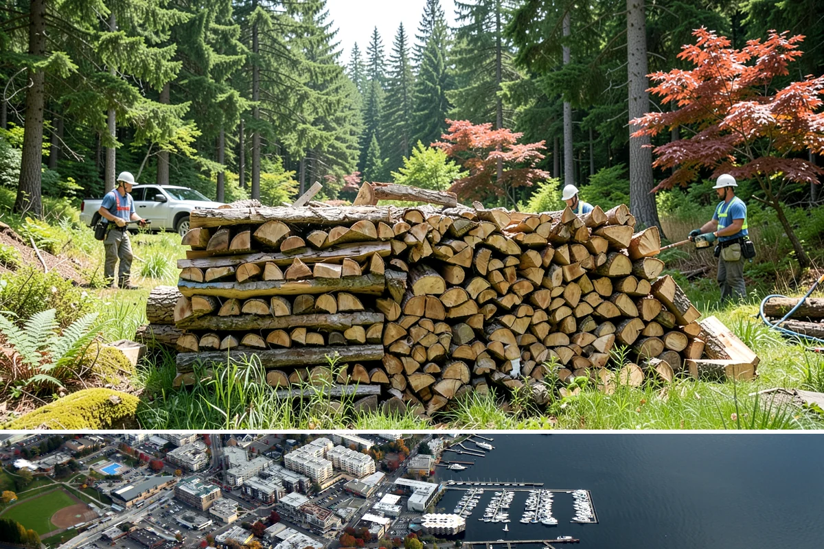 Backyard Fire Pit Wood in Kirkland, King County, WA - Backyard fires run year-round here, but demand rises in summer, so restock before warm-weather gatherings.
