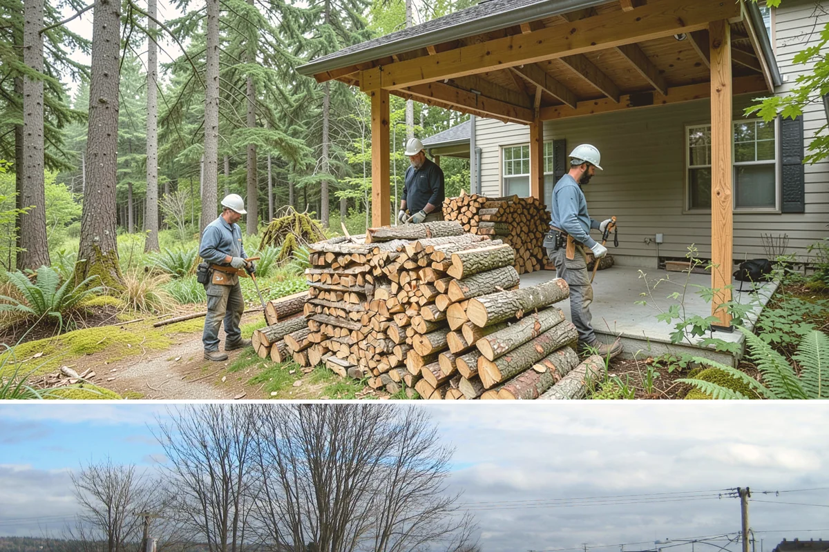 Backyard Fire Pit Wood in Langley, Island County, WA - Backyard fires run year-round here, but demand rises in summer, so restock before warm-weather gatherings.