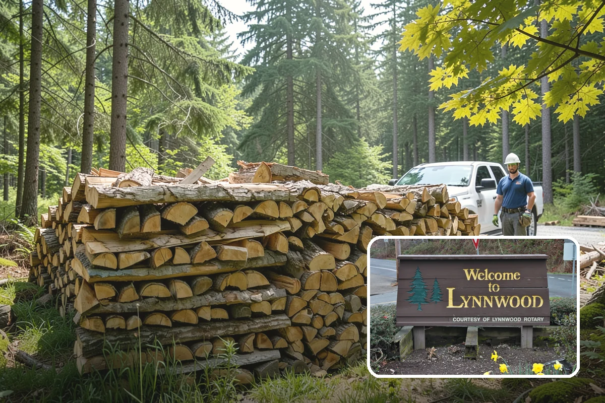 Backyard Fire Pit Wood in Lynnwood, Snohomish County, WA - Sized to fit common backyard fire pits