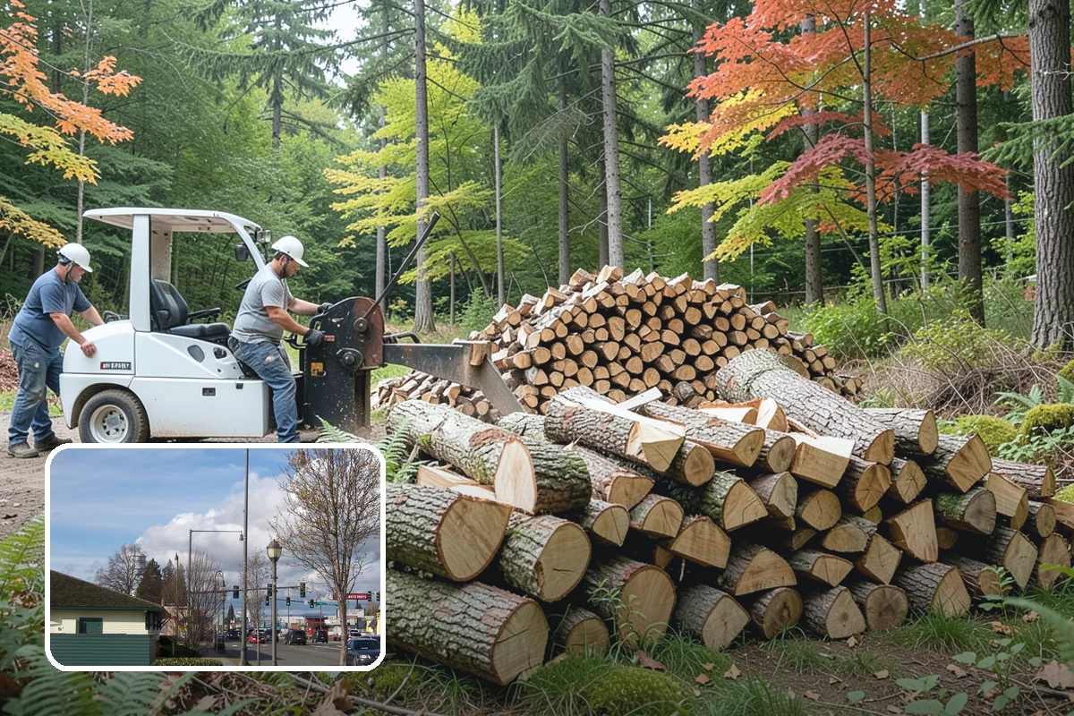Backyard Fire Pit Wood in Marysville, Snohomish County, WA - Sized to fit common backyard fire pits