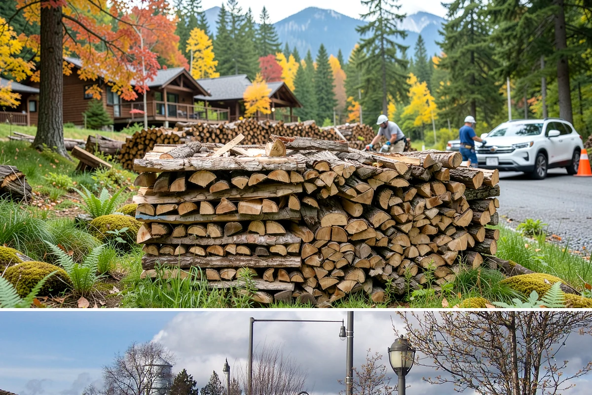 Backyard Fire Pit Wood in Marysville, Snohomish County, WA - Backyard fires run year-round here, but demand rises in summer, so restock before warm-weather gatherings.