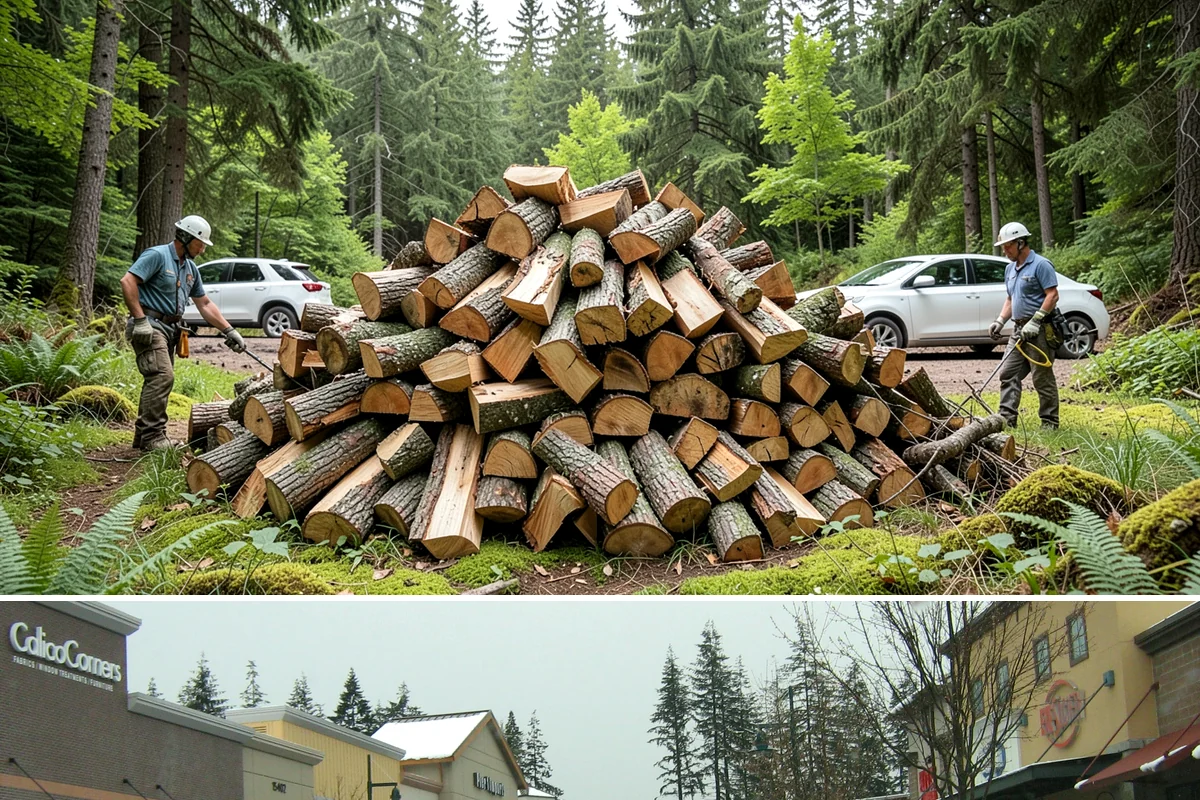 Backyard Fire Pit Wood in Mill Creek, Snohomish County, WA - Backyard fires run year-round here, but demand rises in summer, so restock before warm-weather gatherings.