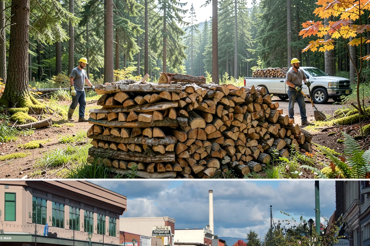 Backyard Fire Pit Wood in Monroe, Snohomish County, WA - Backyard fires run year-round here, but demand rises in summer, so restock before warm-weather gatherings.