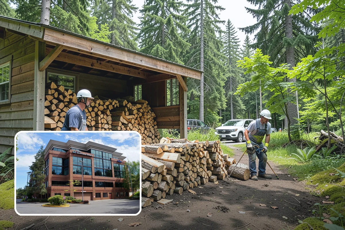 Backyard Fire Pit Wood in Mountlake Terrace, WA - Sized to fit common backyard fire pits