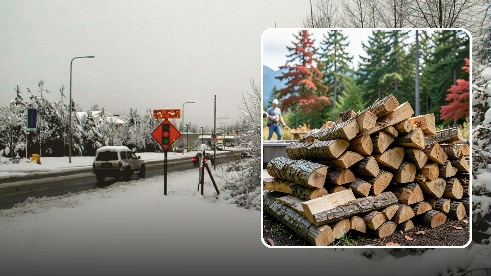 Backyard Fire Pit Wood in Newcastle, King County, WA - Clean-burning firewood sized specifically for backyard fire pits and patios.