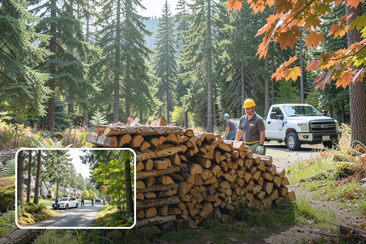 Backyard Fire Pit Wood in Normandy Park, King County, WA - Sized to fit common backyard fire pits
