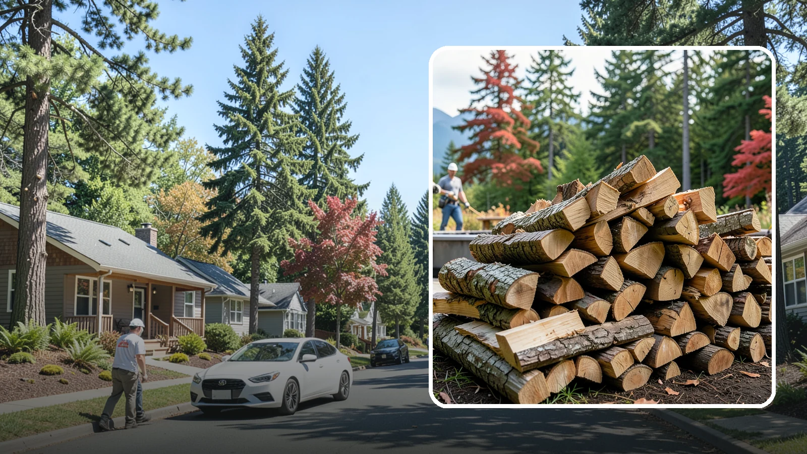 Backyard Fire Pit Wood in Orting, Pierce County, WA - Clean-burning firewood sized specifically for backyard fire pits and patios.