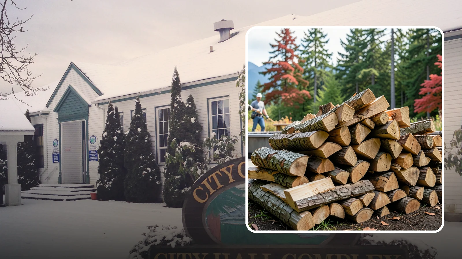 Backyard Fire Pit Wood in Pacific, King County, WA - Clean-burning firewood sized specifically for backyard fire pits and patios.