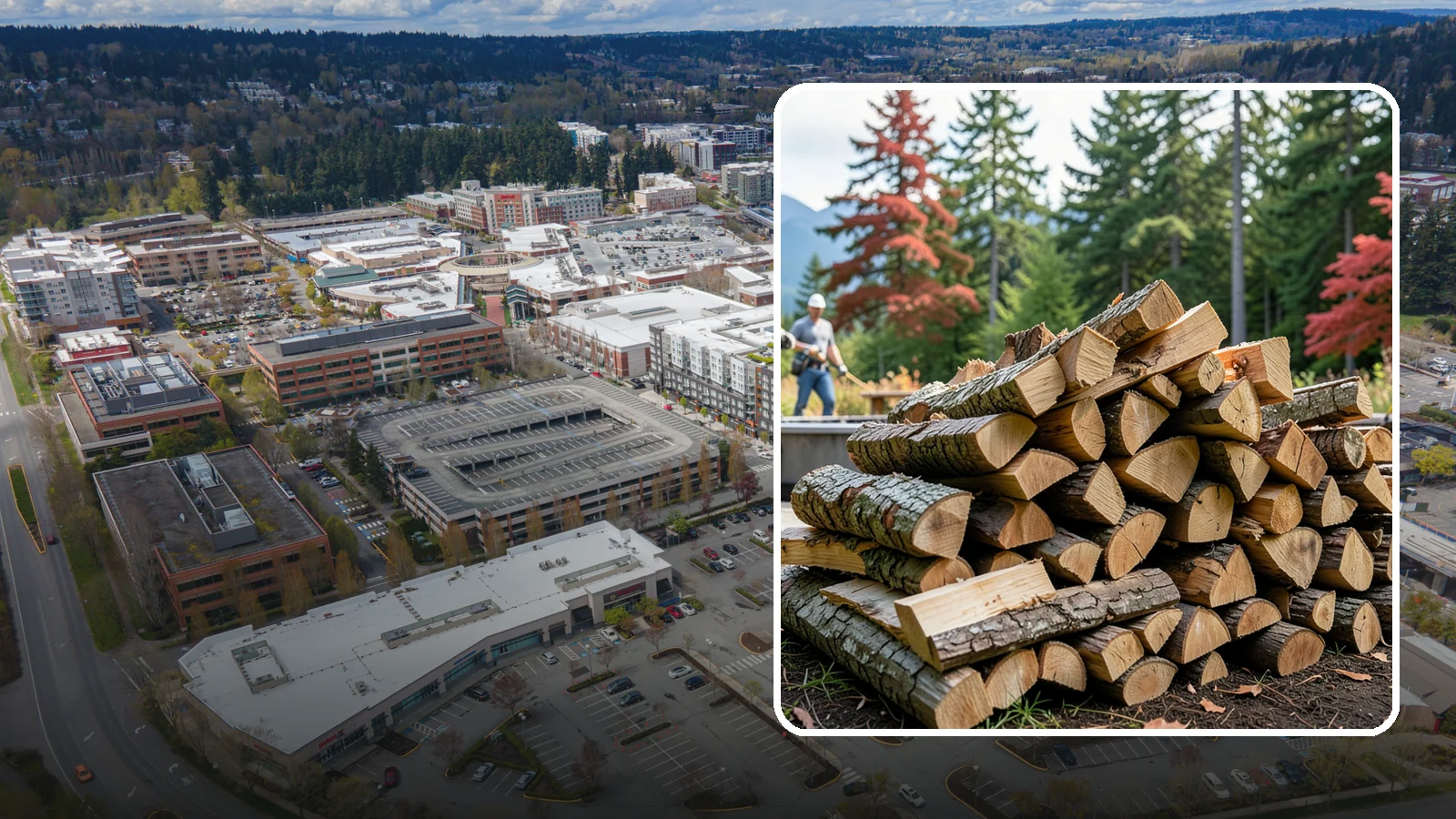 Backyard Fire Pit Wood in Redmond, King County, WA - Clean-burning firewood sized specifically for backyard fire pits and patios.