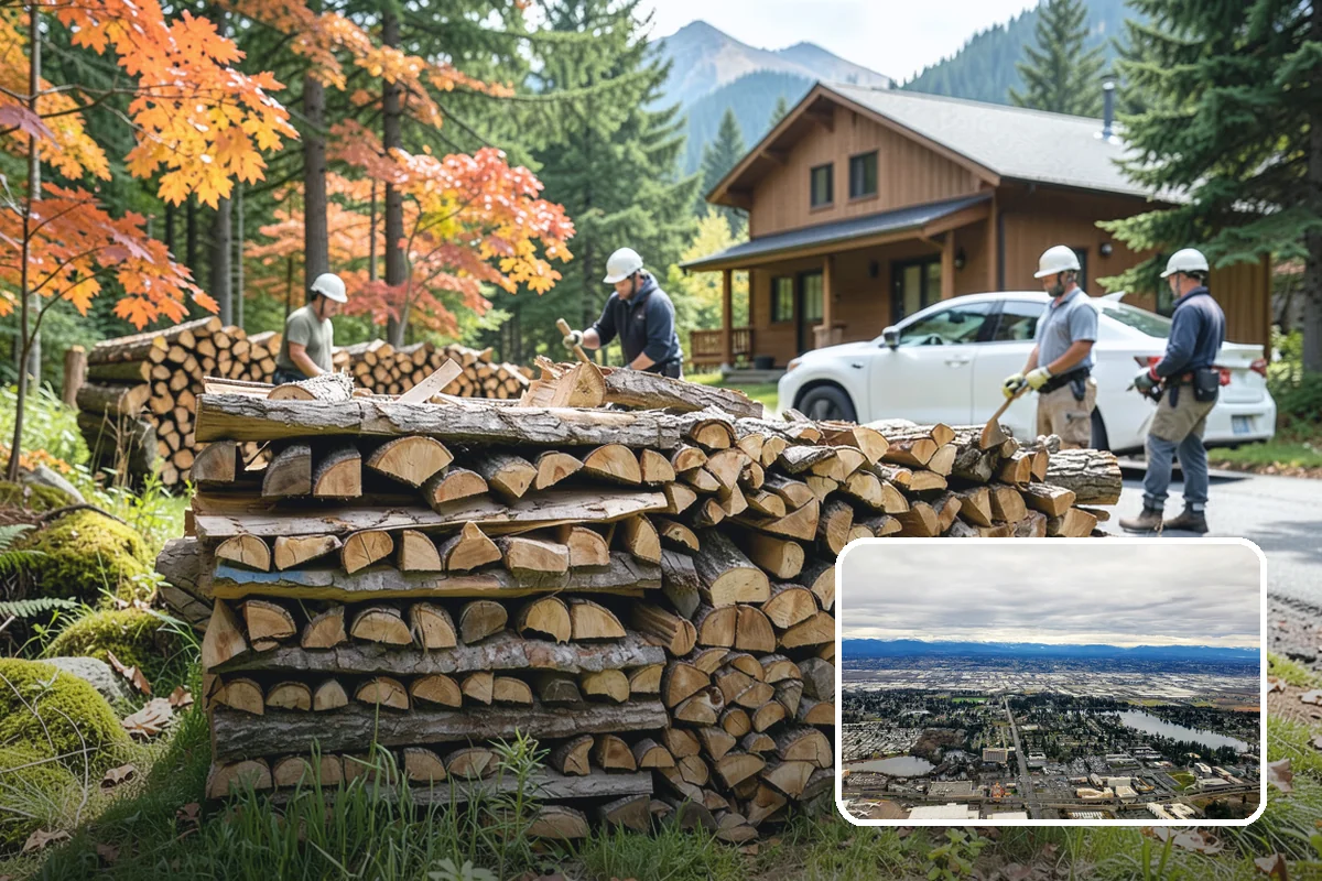 Backyard Fire Pit Wood in SeaTac, WA - Sized to fit common backyard fire pits