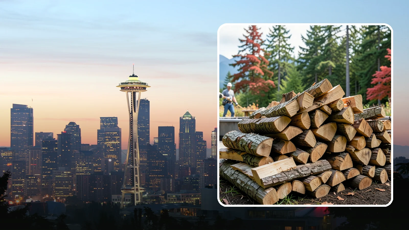 Backyard Fire Pit Wood in Seattle, WA - Clean-burning firewood sized specifically for backyard fire pits and patios.