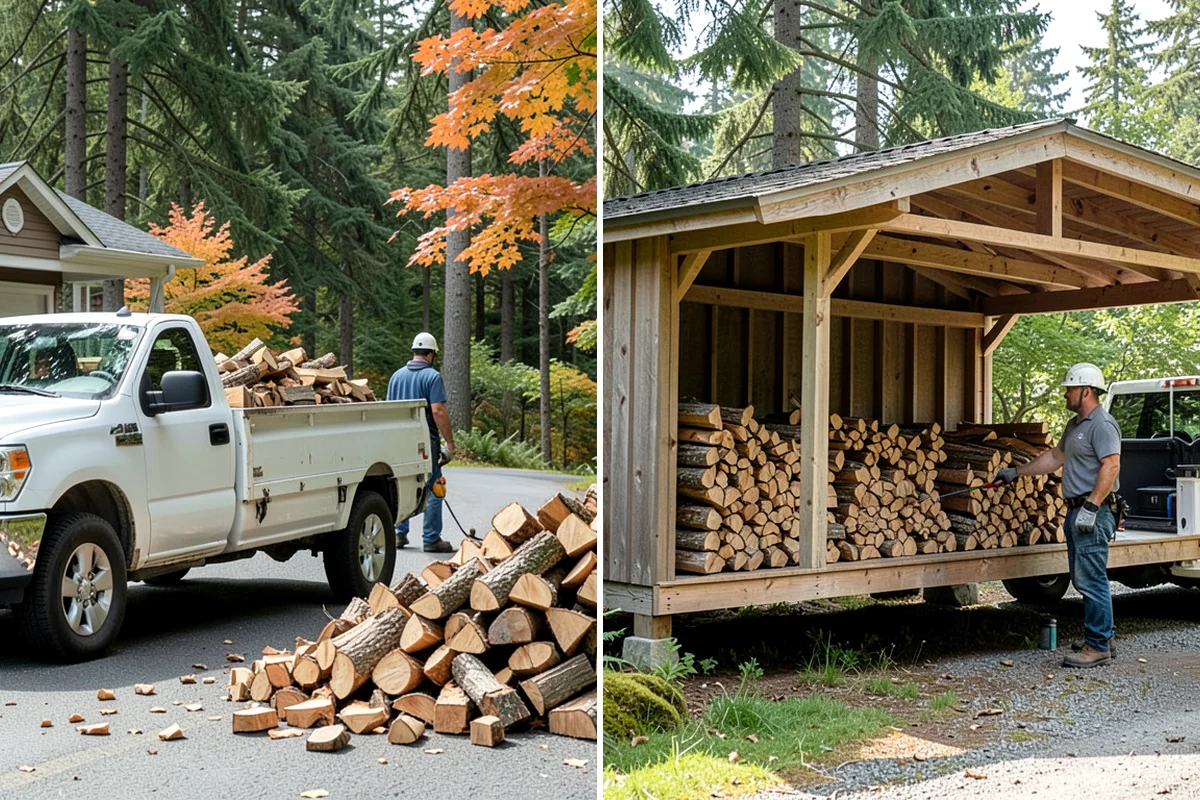 Backyard Fire Pit Wood in Seattle, WA - Share your fire pit size and yard access