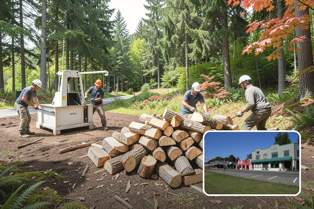Backyard Fire Pit Wood in Snoqualmie, King County, WA - Sized to fit common backyard fire pits