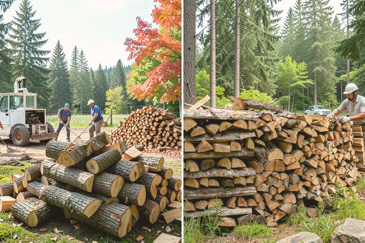 Bark Cleanup in Algona, King County, WA - Inspect racks, sheds, and stacking zones for shed bark