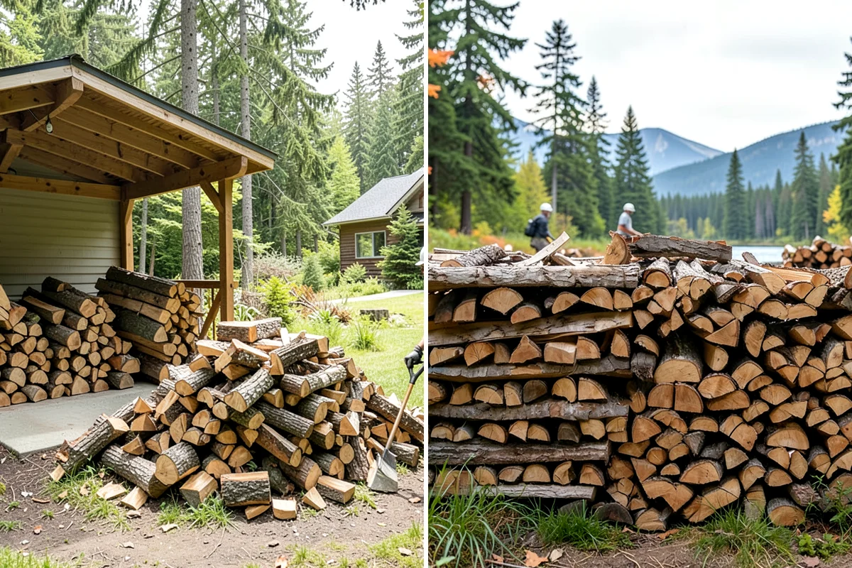 Bark Cleanup in Arlington, Snohomish County, WA - Inspect racks, sheds, and stacking zones for shed bark