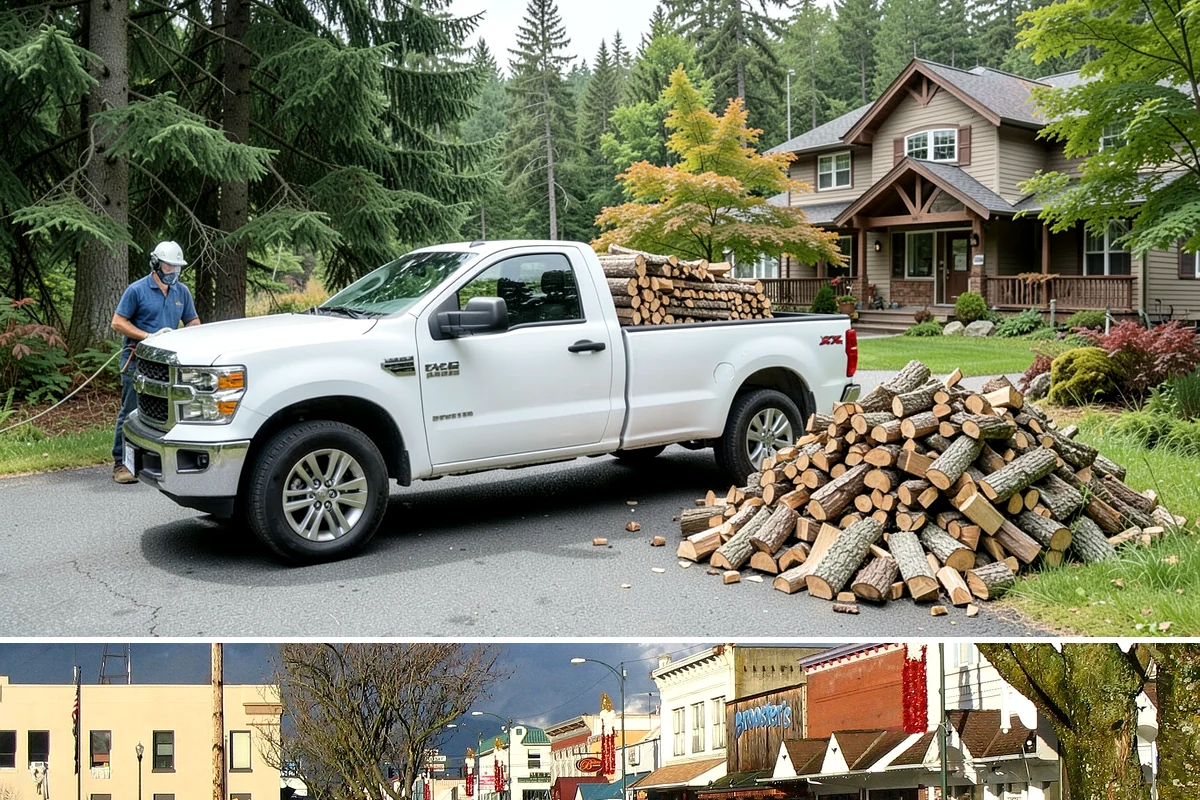 Bark Cleanup in Arlington, Snohomish County, WA - Fall cleanup before the wet season locks the bark down is ideal, though spring works well after a heavy winter of burning.