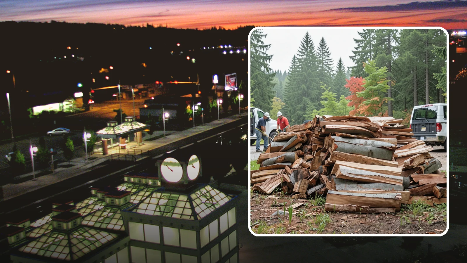 Bark Cleanup in Auburn, King County, WA - We collect and remove the loose bark that sheds off firewood and litters your storage and burning areas.