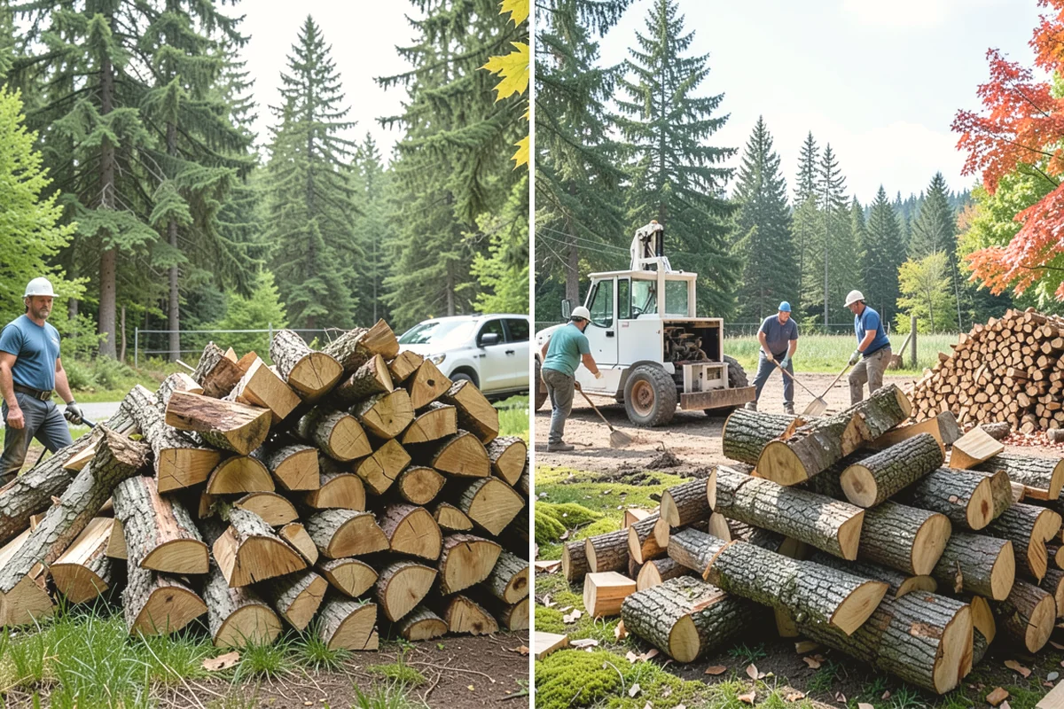 Bark Cleanup in Black Diamond, King County, WA - Inspect racks, sheds, and stacking zones for shed bark