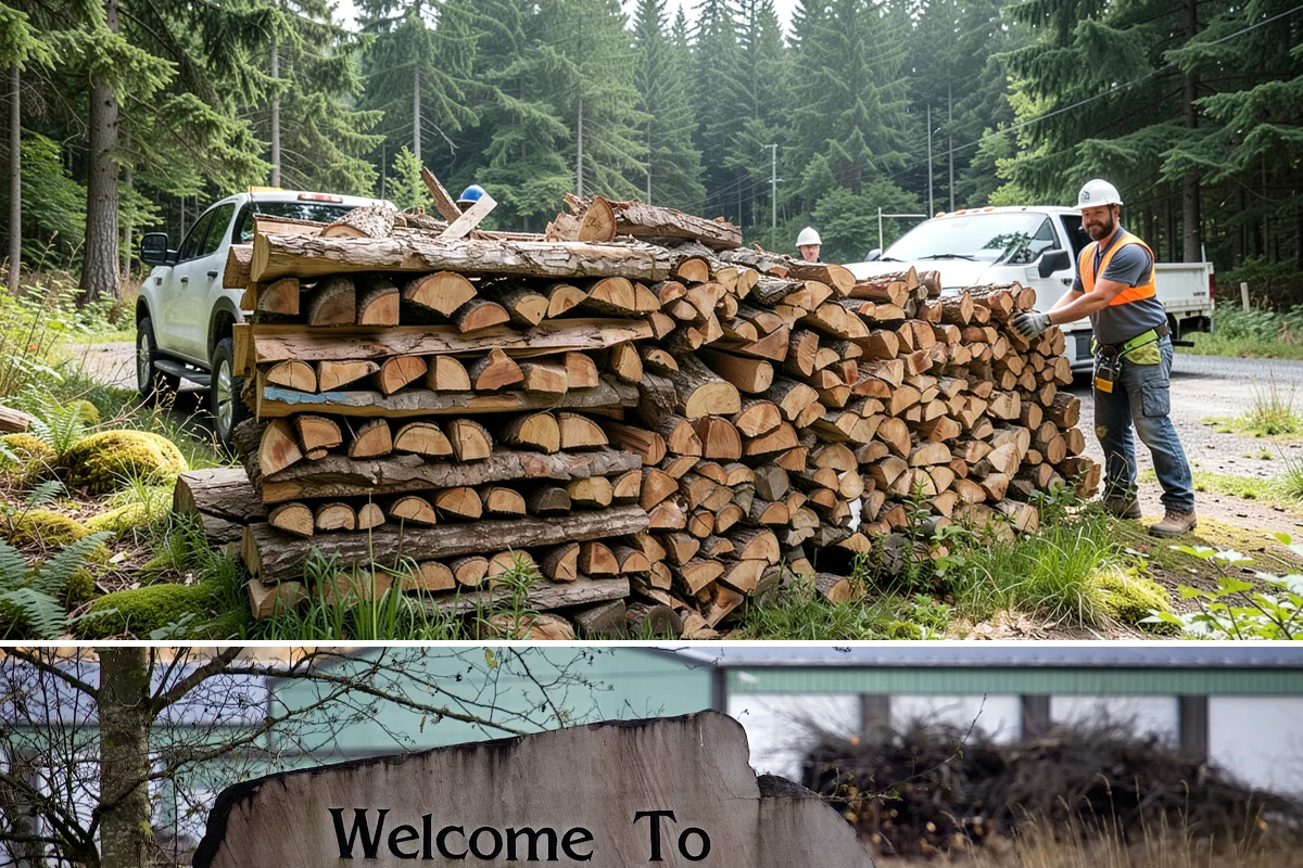 Bark Cleanup in Buckley, Pierce County, WA - Fall cleanup before the wet season locks the bark down is ideal, though spring works well after a heavy winter of burning.