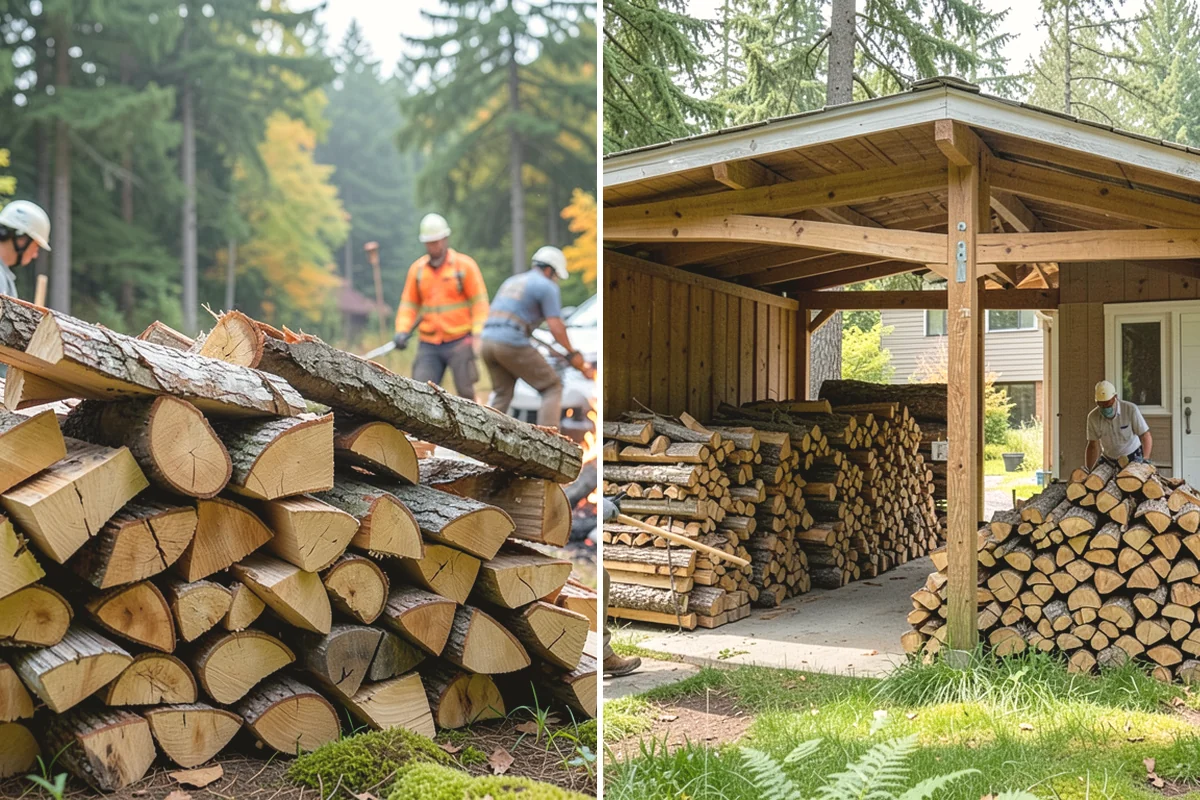 Bark Cleanup in Burlington, Skagit County, WA - Inspect racks, sheds, and stacking zones for shed bark