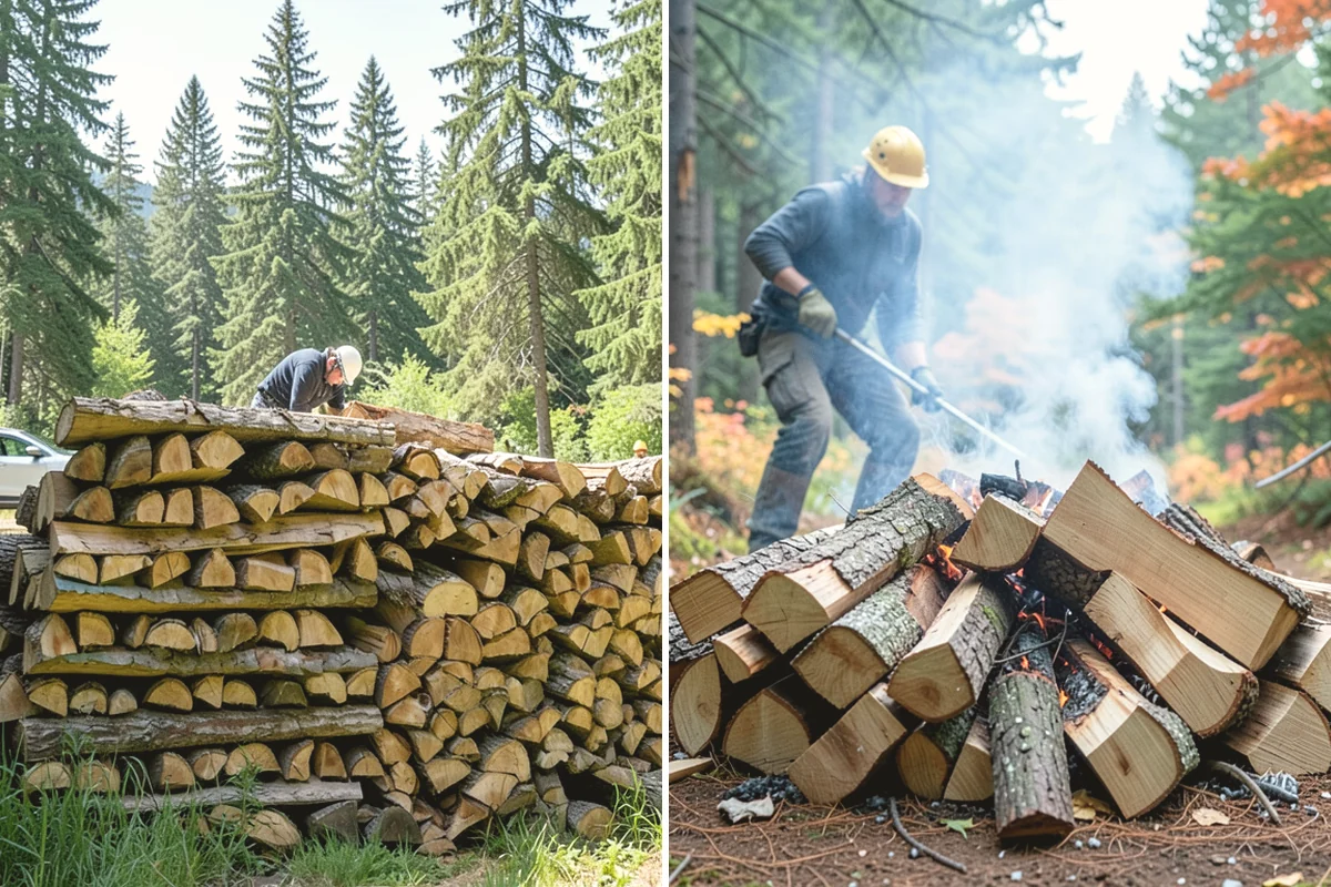 Bark Cleanup in Carnation, King County, WA - Inspect racks, sheds, and stacking zones for shed bark