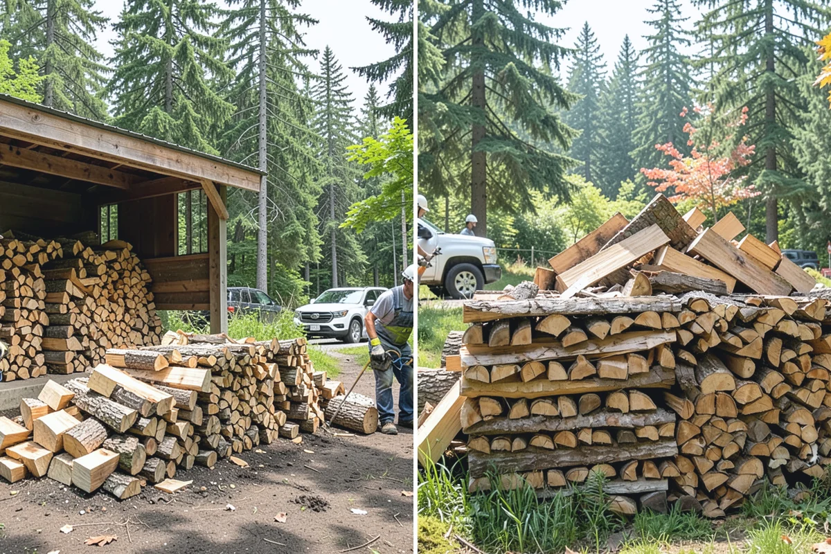 Bark Cleanup in Coupeville, Island County, WA - Inspect racks, sheds, and stacking zones for shed bark