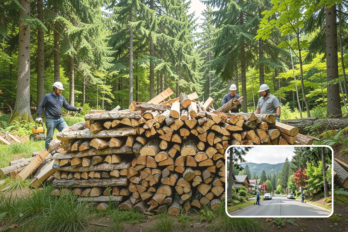 Bark Cleanup in Darrington, WA - Stops bark stains from setting into decks and pavers