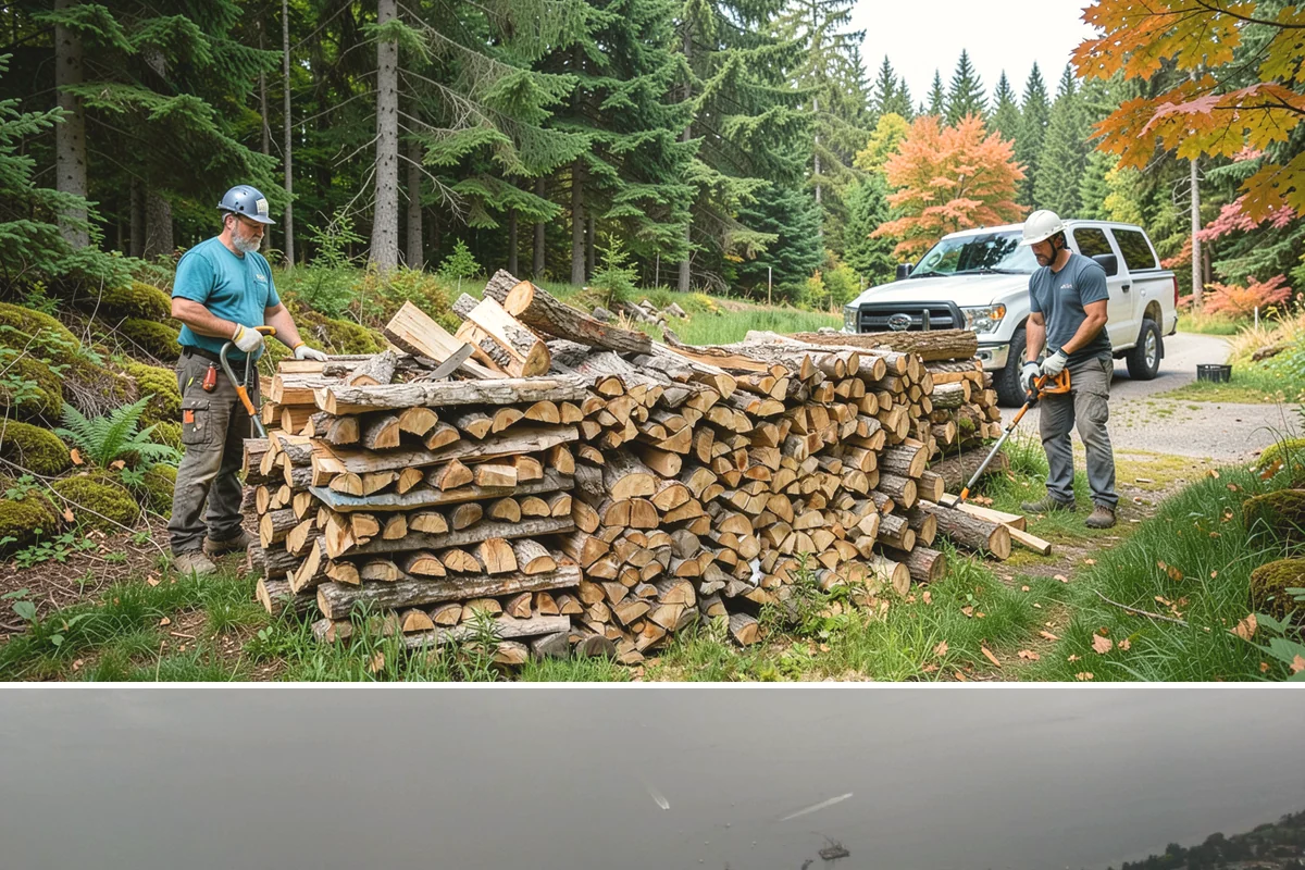 Bark Cleanup in Des Moines, King County, WA - Fall cleanup before the wet season locks the bark down is ideal, though spring works well after a heavy winter of burning.