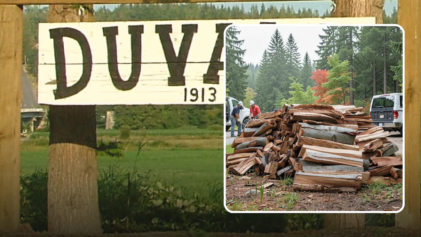 Bark Cleanup in Duvall, King County, WA - We collect and remove the loose bark that sheds off firewood and litters your storage and burning areas.