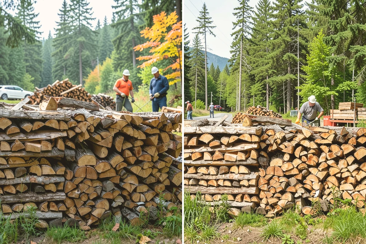 Bark Cleanup in Edmonds, Snohomish County, WA - Inspect racks, sheds, and stacking zones for shed bark