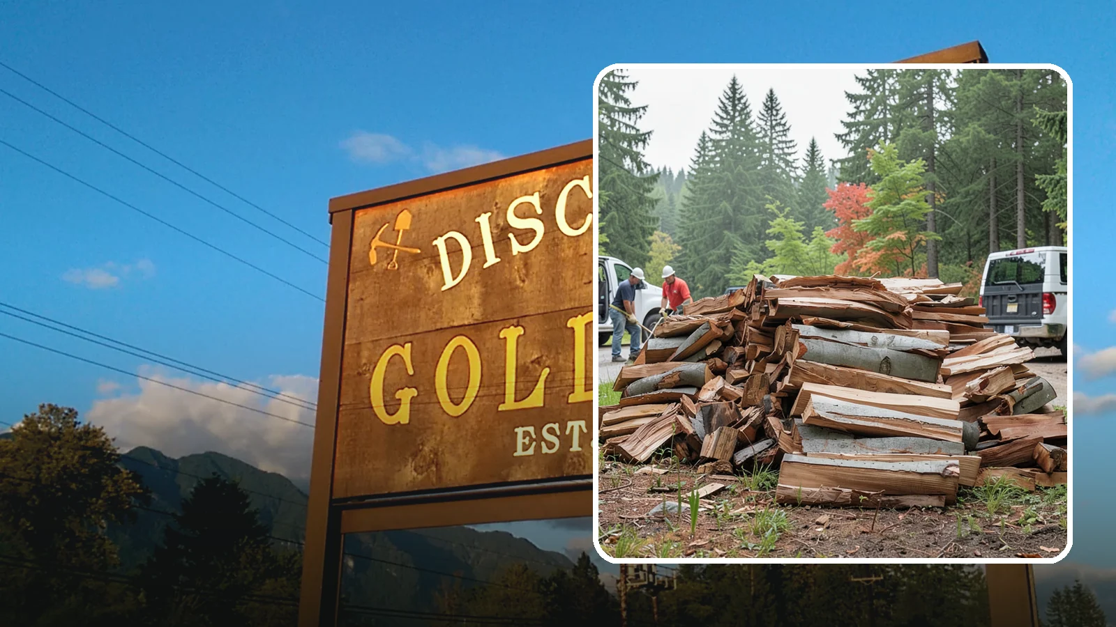 Bark Cleanup in Gold Bar, Snohomish County, WA - We collect and remove the loose bark that sheds off firewood and litters your storage and burning areas.