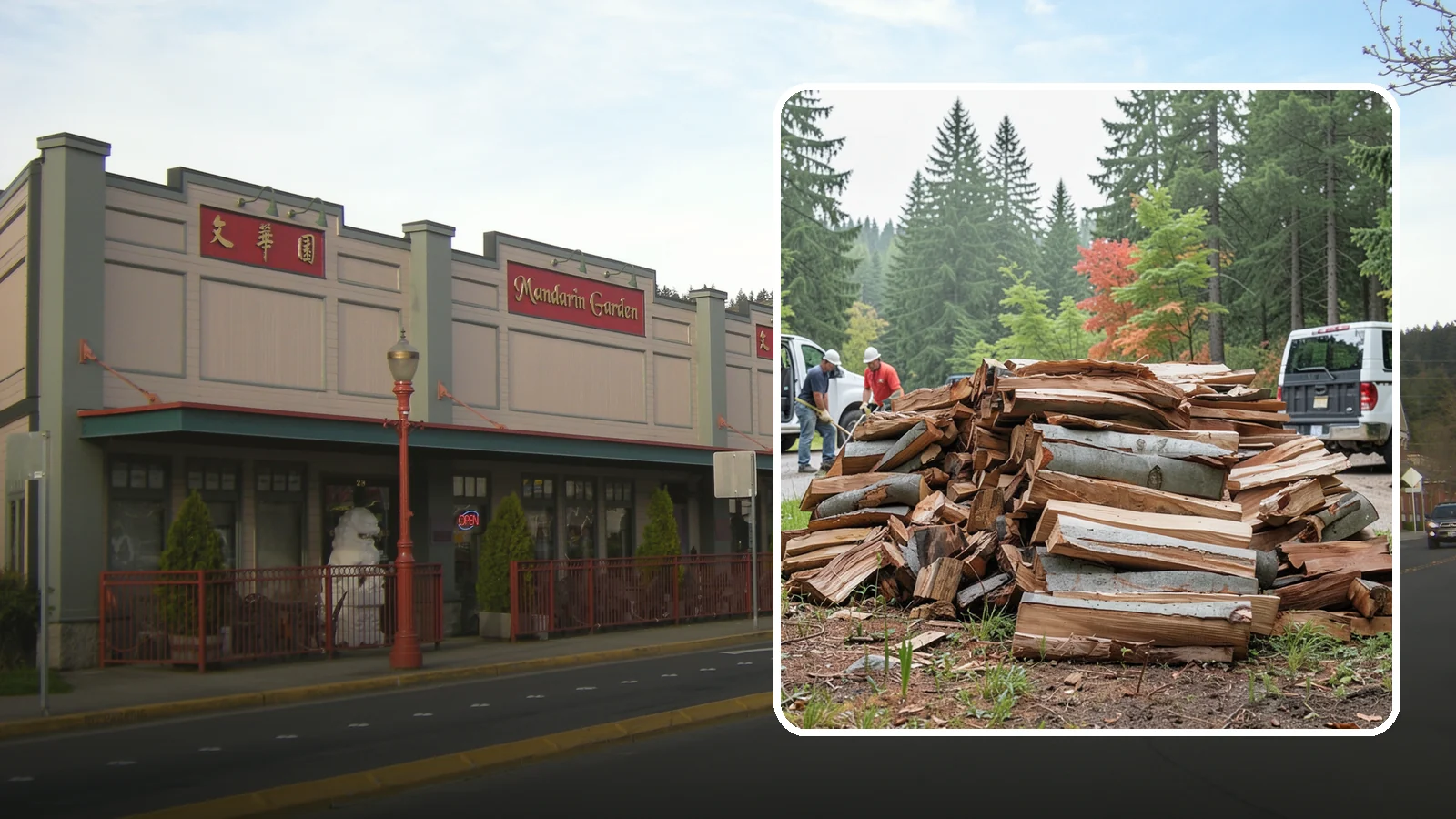 Bark Cleanup in Issaquah, King County, WA - We collect and remove the loose bark that sheds off firewood and litters your storage and burning areas.