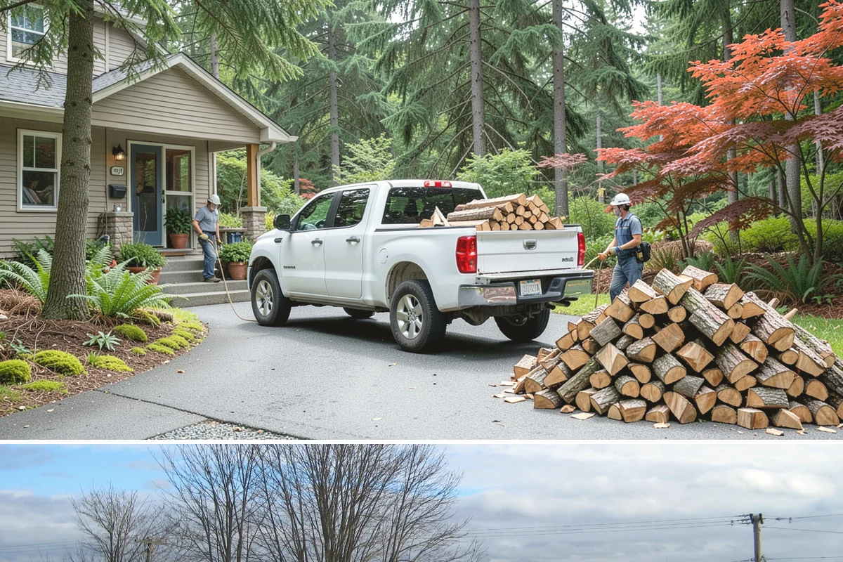 Bark Cleanup in Langley, Island County, WA - Fall cleanup before the wet season locks the bark down is ideal, though spring works well after a heavy winter of burning.