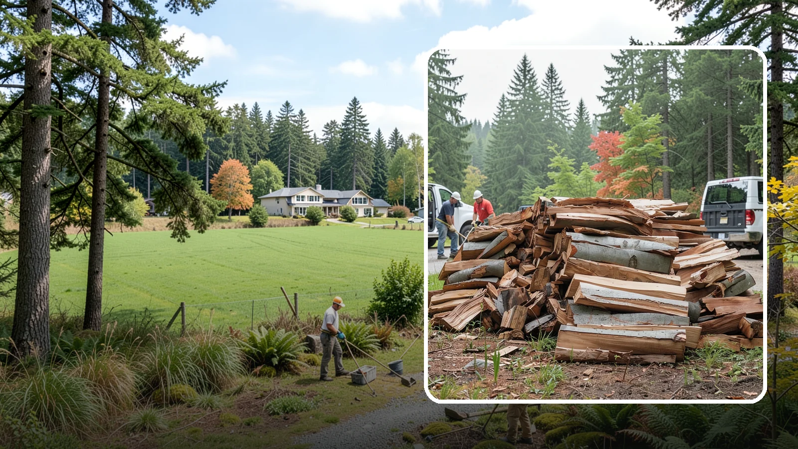 Bark Cleanup in Lyman, WA - We collect and remove the loose bark that sheds off firewood and litters your storage and burning areas.