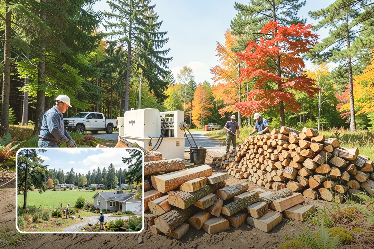 Bark Cleanup in Lyman, WA - Stops bark stains from setting into decks and pavers