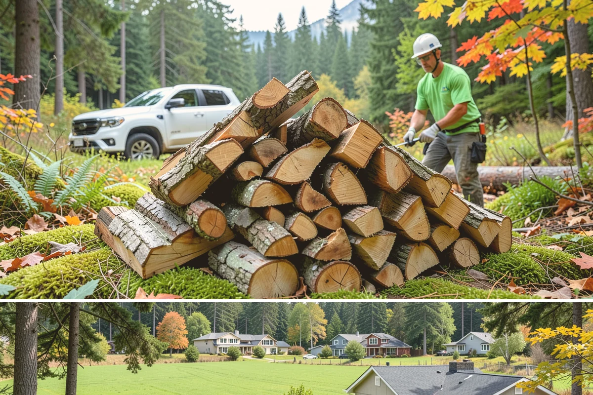Bark Cleanup in Lyman, WA - Fall cleanup before the wet season locks the bark down is ideal, though spring works well after a heavy winter of burning.